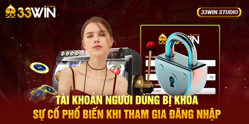 Tài khoản người dùng bị khóa - Sự cố phổ biến khi tham gia đăng nhập